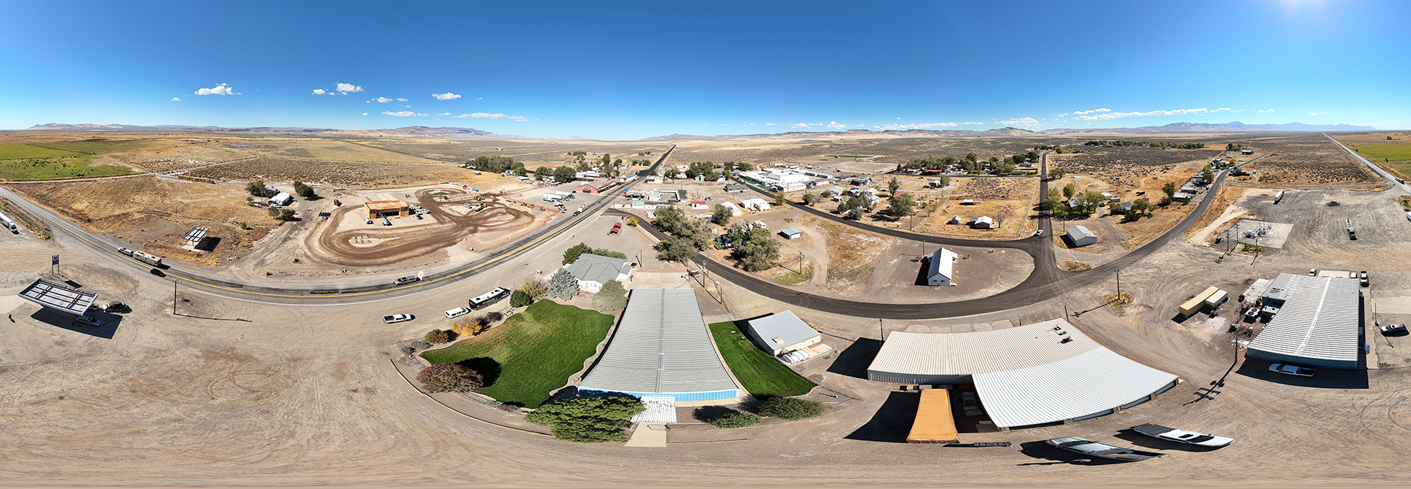 Overhead view of McDermitt